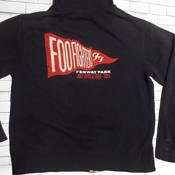 Rare FOO Fighters Hoodie By Independent Trading Company With Thumbhole Sleeves - Picture 3 of 7